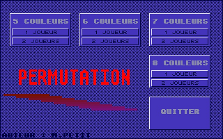 Permutation — screenshot 1
